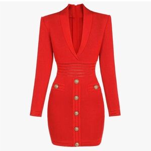 Balmain
Jersey Buttoned Dress